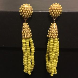 • Yellow Earrings •